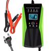 12V 10A Car Battery Charger Auto Smart Battery Charger with LCD Touch Screen Display Pulse Repair Chargers Wet Dry Lead Acid