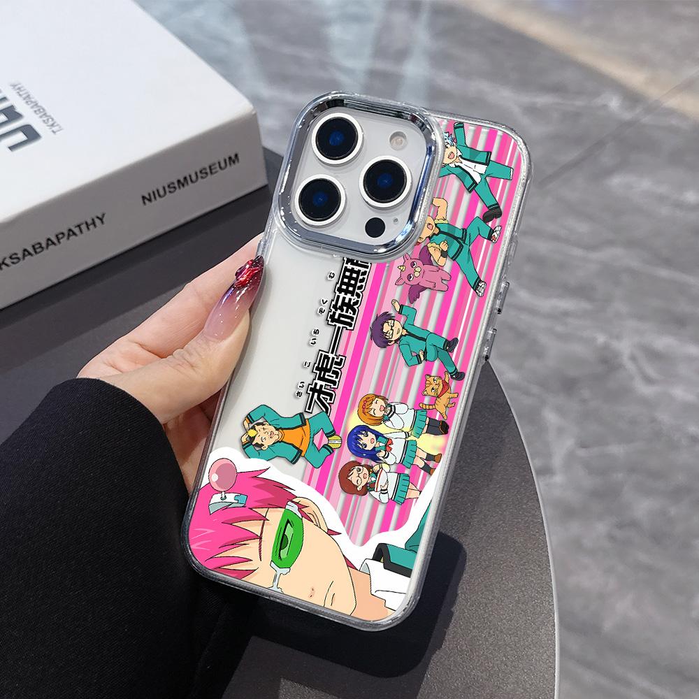 Anime Saiki Kusuo Phone Case for Samsung Galaxy S25 S24 S23 S22 S21 S20 Note20 FE Ultra Edge Plus 4G 5G Transparent Soft Cover