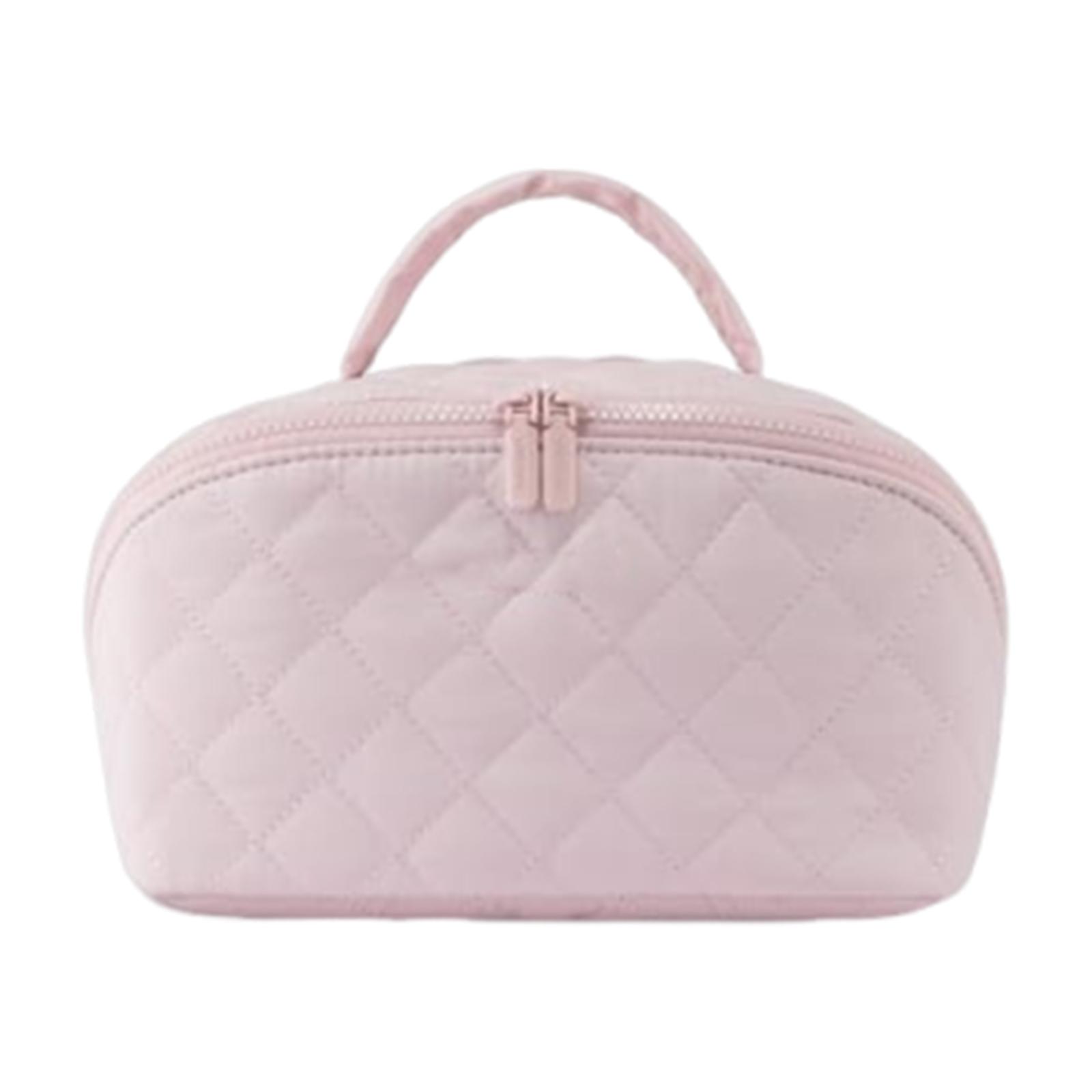 Cotton Travel Makeup Bag Large Travel Toiletry Bag with Handle Toiletry Organizer for Women Toiletries Accessories Brushes