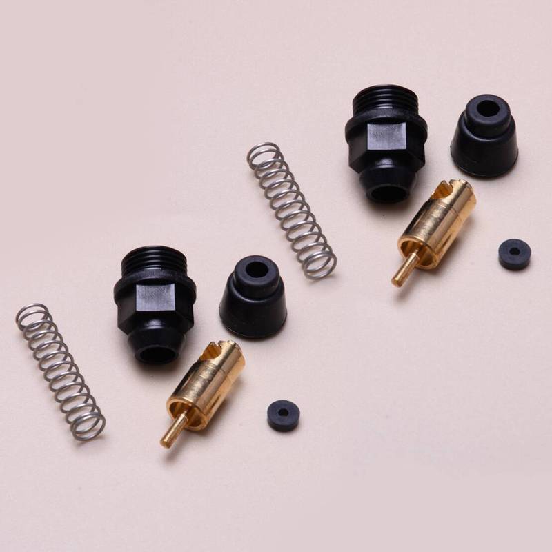 2 Sets Carburetor Carb Starter Choke Plunger Kits Fit For Mikuni TM36 TM40 HS40 HSR Choke Nut Spring Guide 640-12001