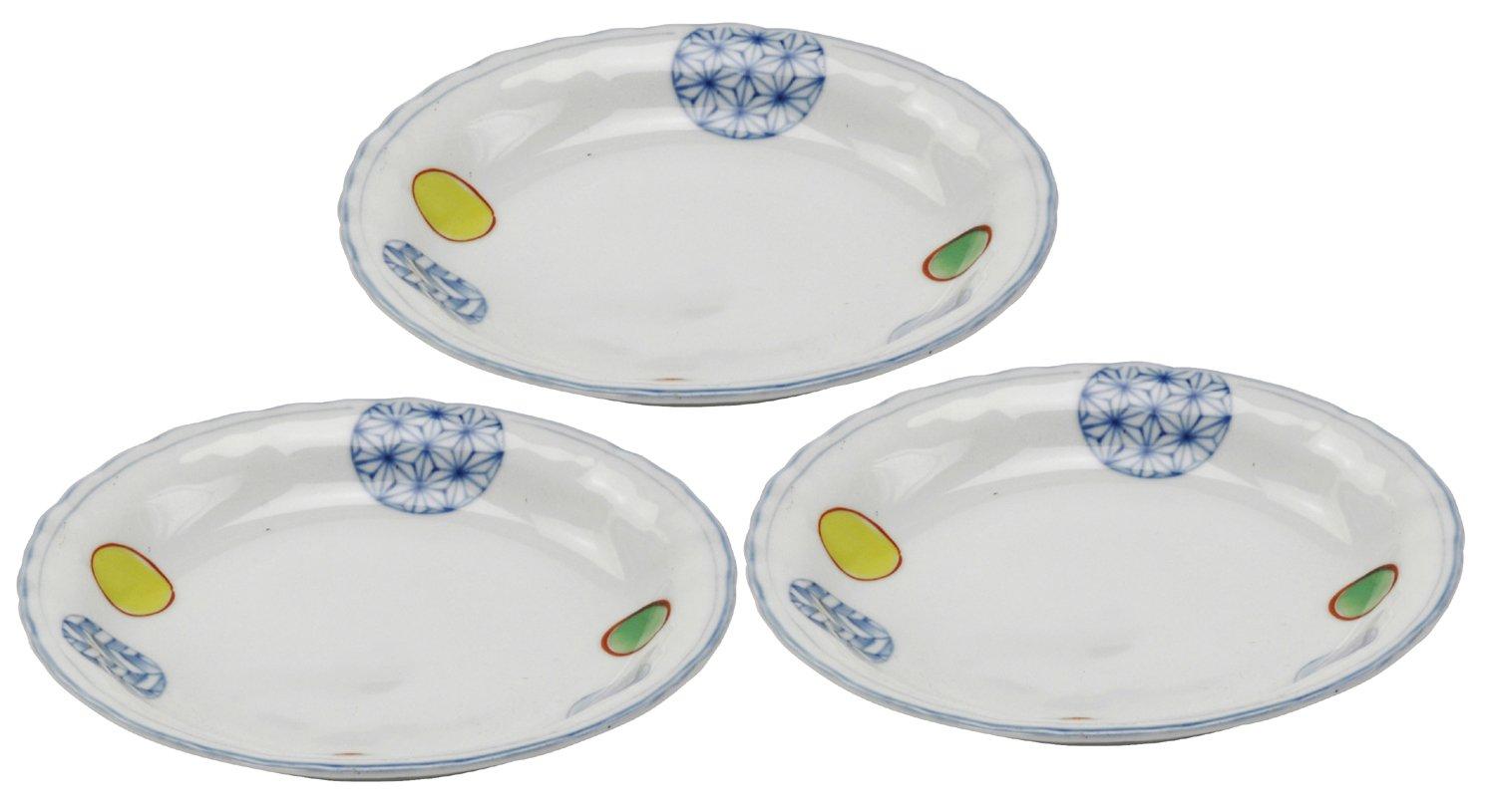 

Набор из 3 тарелок Mino ware с гербом Нишикимару 5.0 139278(3)