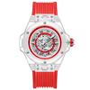 ONOLA ON3836 Fashion Luxury Hollow Automatic Mechanical Watch Women Waterproof Transparent Case Watch for Men Montres Pour Homme