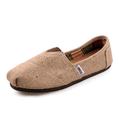 Buty z materiału, buty z płótna ... materiału, buty z płótna, buty z jednym pedałem, buty z lnianego materiału, buty z jednym pedałem, buty z materiału w jednolitym kolorze, buty z lnu, buty marki Mary Toms
