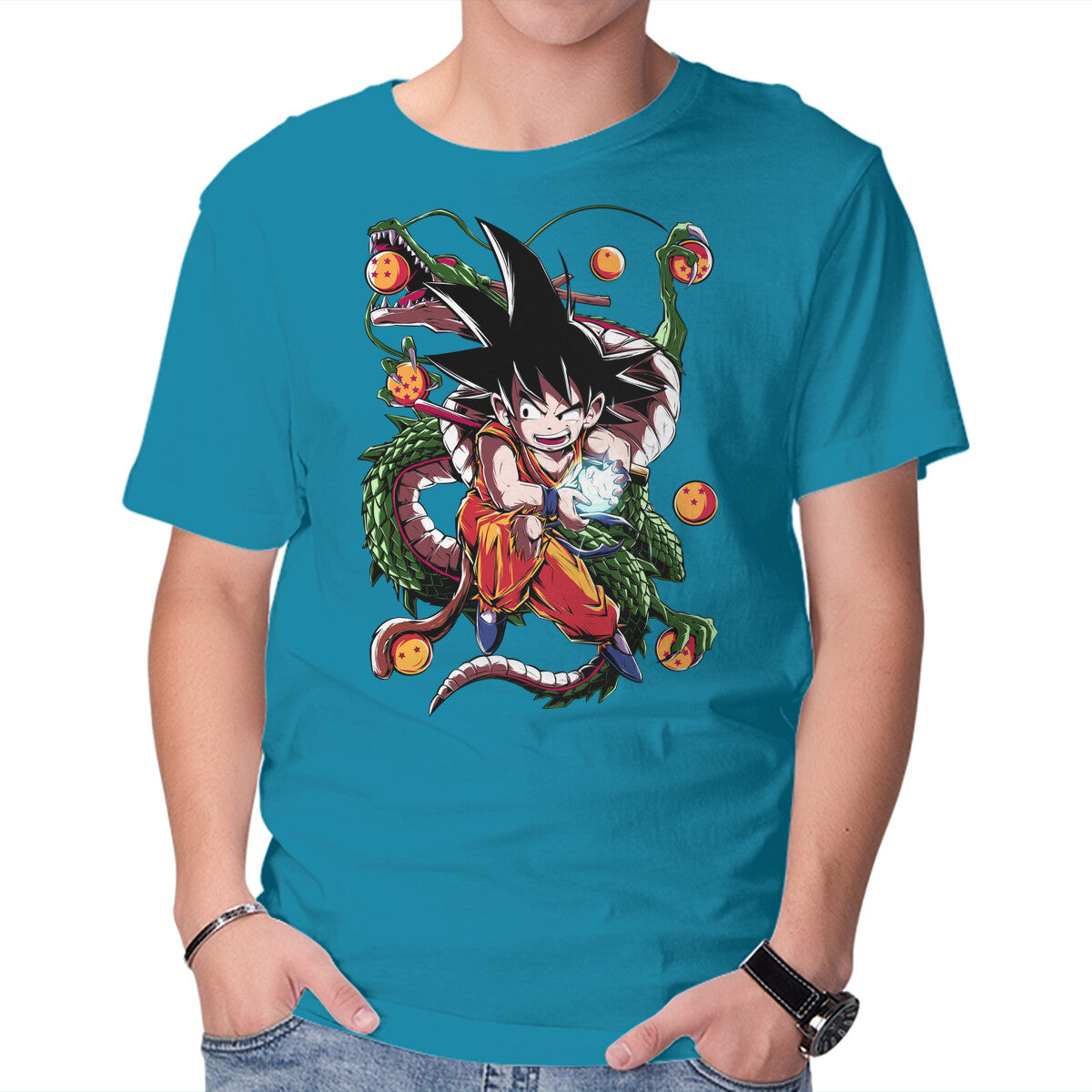 Unisex Crew Neck T-Shirt The Monkey Boy Graphic Short Sleeve Casual Tee M