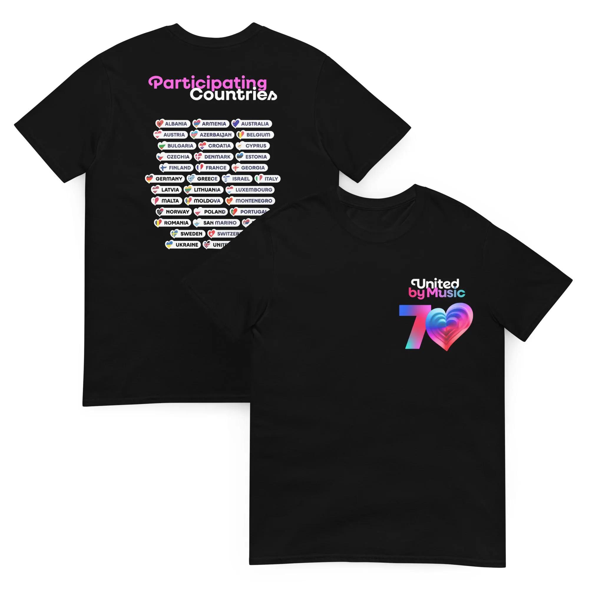 

Eurovision 2026 UNISEXs and Womens Summer Cotton TShirts Fan Premium Souvenirs Comfortable and HighQuality Y2K Style 4XL
