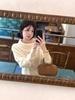 Elegant High-End Turtleneck Sweater — Women's Soft, Loose, Milk-White Pullover for Autumn and Winter
