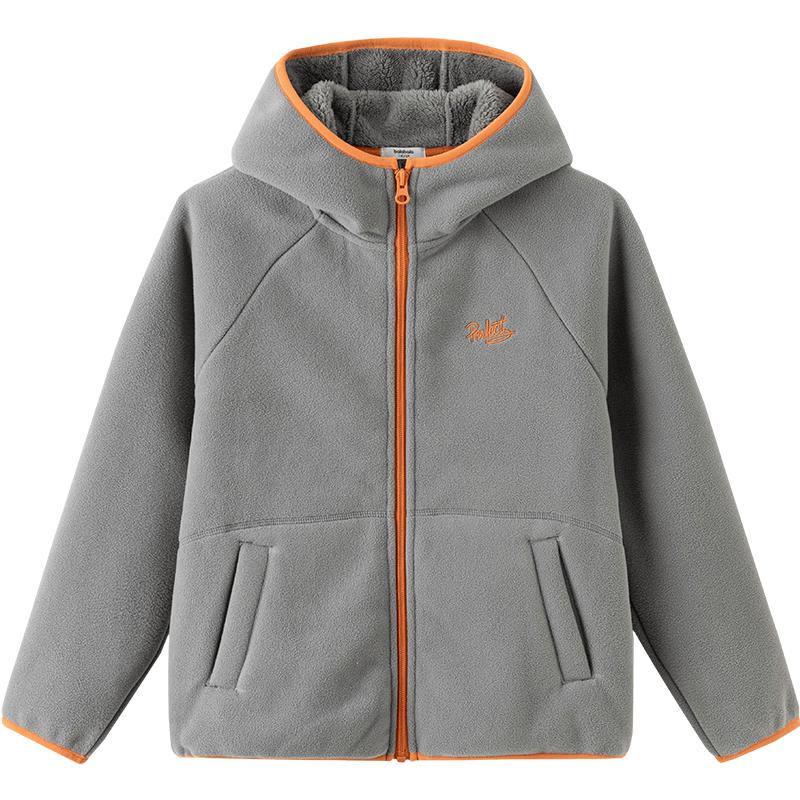 Balabala Children's Winter Fleece Hooded Jacket