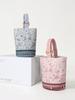 Canvas Tote Bag: Cute Bucket-Shaped Handbag & Lunch Bag for Office Workers and New Moms