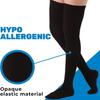 2pcs Size (2XL-7XL) High-Calf Compression Socks with Thigh Coverage - 20-30mmHg Pressure for Varicose,, Post-Surgery