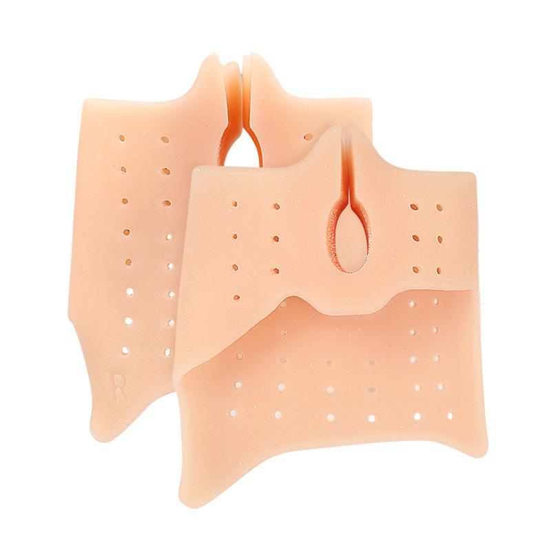 Doppelloch Flip-Flops Zehenspreizer Sandalen Zehentrenner Zehenspreizer Fußpolster Daumenvalgus Zehenüberlappung Spreizer