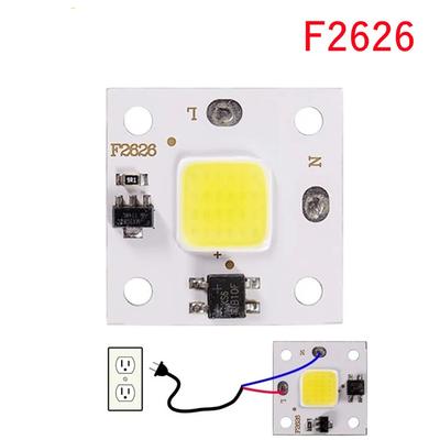 2Pcs 220V 10W COB LED Chip Led Matrix For Spotlight Diode Led Light Floodlight Lamp Source Smart IC DIY Integrated Llight Source