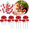 20PCS Colorful Artificial Mini Mushroom Model Fairy Garden Plant Action Figure Craft Decor for DIY Micro Decorations Supplies