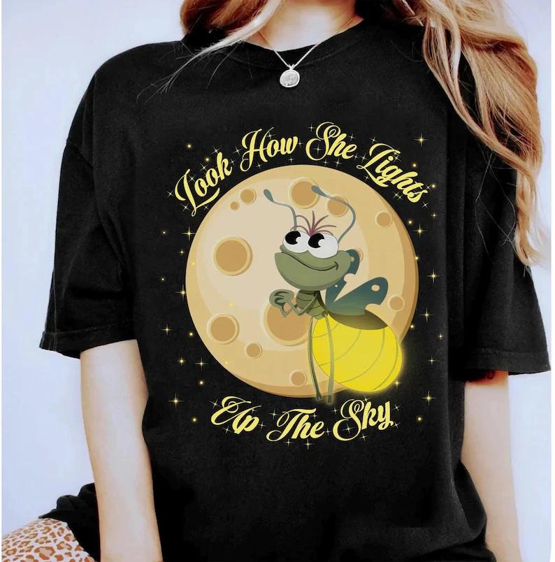 Princess And The Frog Ray Firefly Look How She Lights Up The Sky Shirt S