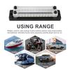 New Dual Row 12 Terminal 150A Bus Bar Kit, 24 Way High Current Power Distribution Block Ground Terminal for Car Boat Trailer RV