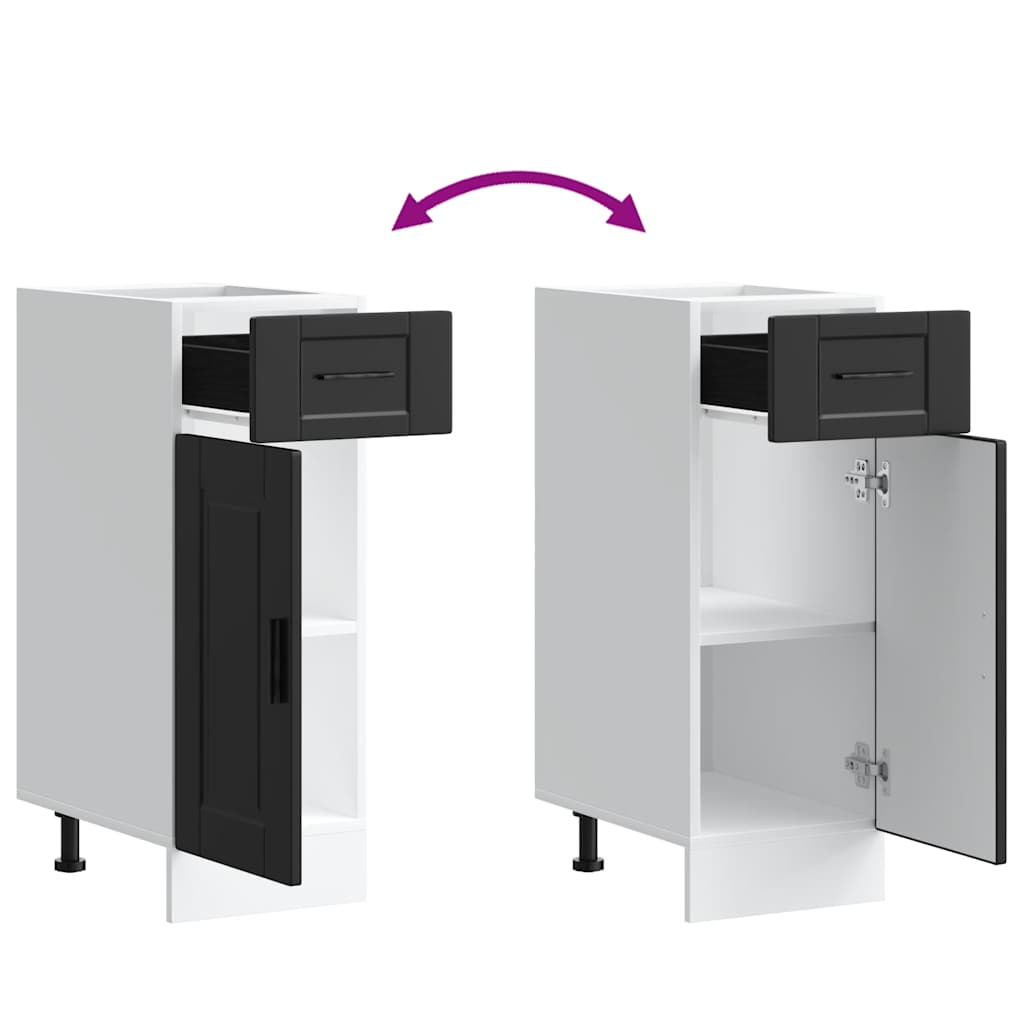 Küchenschubladen-Unterschrank, Einbau-Aufbewahrungsschrank, Geschirraufbewahrungsschrank, 27x46x81,5 cm