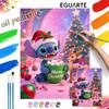 Christmas Stitch Reindeer Oil Painting Hand Painting Coloring Painting Handmade Diy Home Decoration Gift