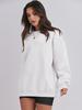 Autumn Winter Women Loose Velvet Sweatshirt Fashion Solid Color Top