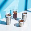 Doshisha Cold Double Vacuum Single Aluminum "Hyokyoku" Tumbler, Insulation, Wall, Wall, 540ml, Silver, ON℃ZONE