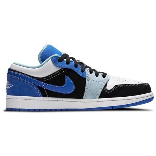 Jordan 1 Low Black/Blue/Light Blue/White - DH0206-400