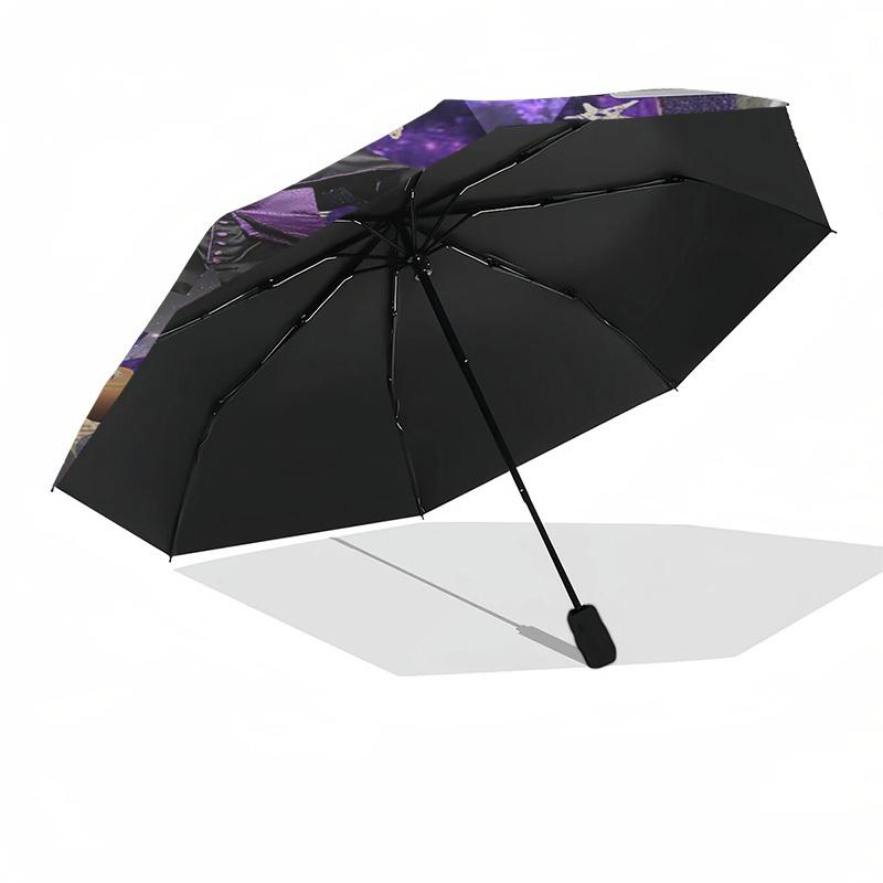 1pc Gothic Halloween Automatic Open, Windproof, Compact Travel Umbrella, Gift for Birthday, Christmas, Business 93019