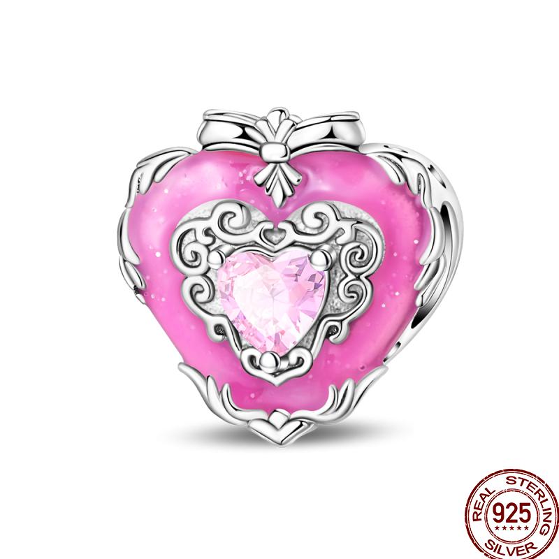 Unicorn Magic Mirror Series Copper Rainbow Cloud Fantasy Colored Charm Beads Suitable Fit Pan Original Bracelet