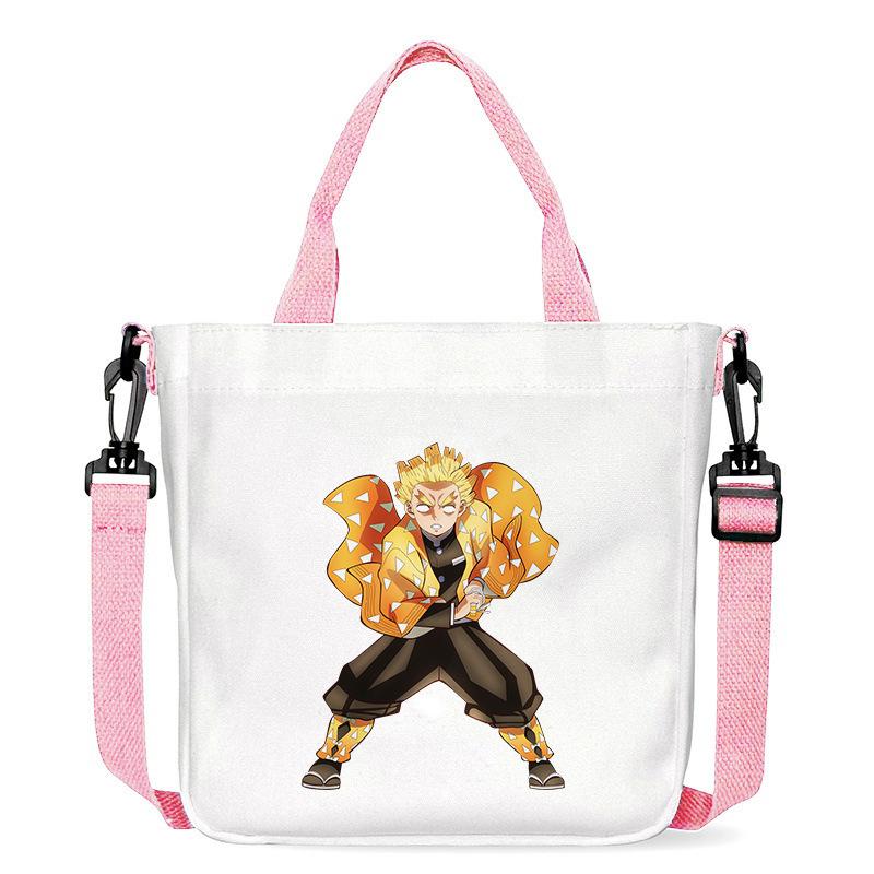 Japan Cartoon Comics Zenitsu Agatsuma Bedruckte Canvas Tasche Umhängetasche Tragetasche 7551