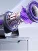 USB Rechargeable Bladeless Desktop Fan with High-Speed Turbine & Digital Display