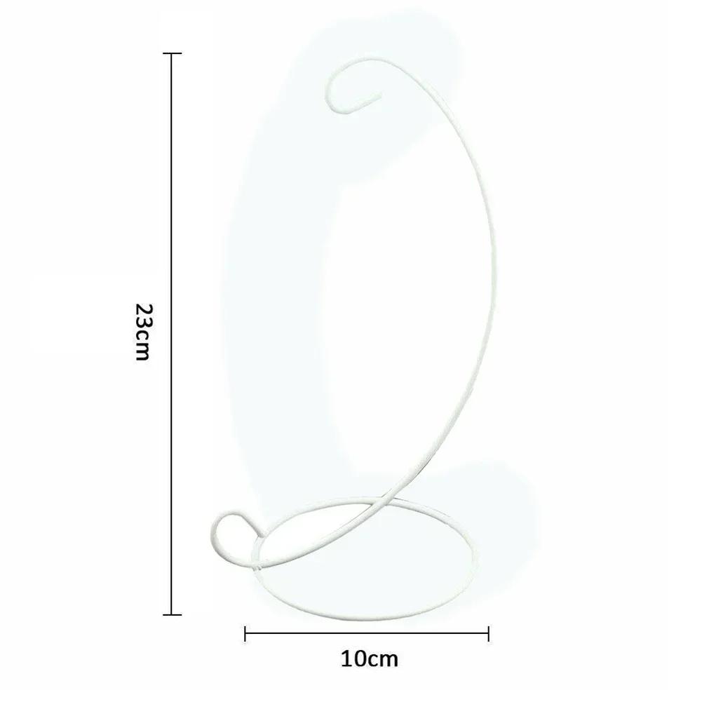 5/10pcs Home Decor Bauble Holder Stand Iron Stand Plant Micro Landscape Hanging Supporter For Bedroom Decor Garden Ornament