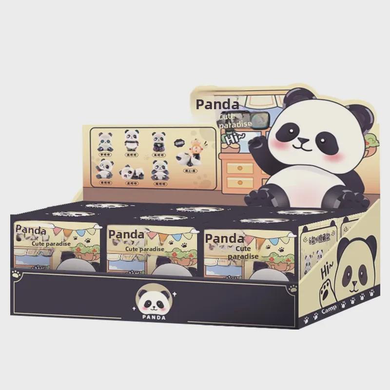 Panda Cute Paradise Blind Box: Creative Desktop Pet Ornaments & Gifts for Friends