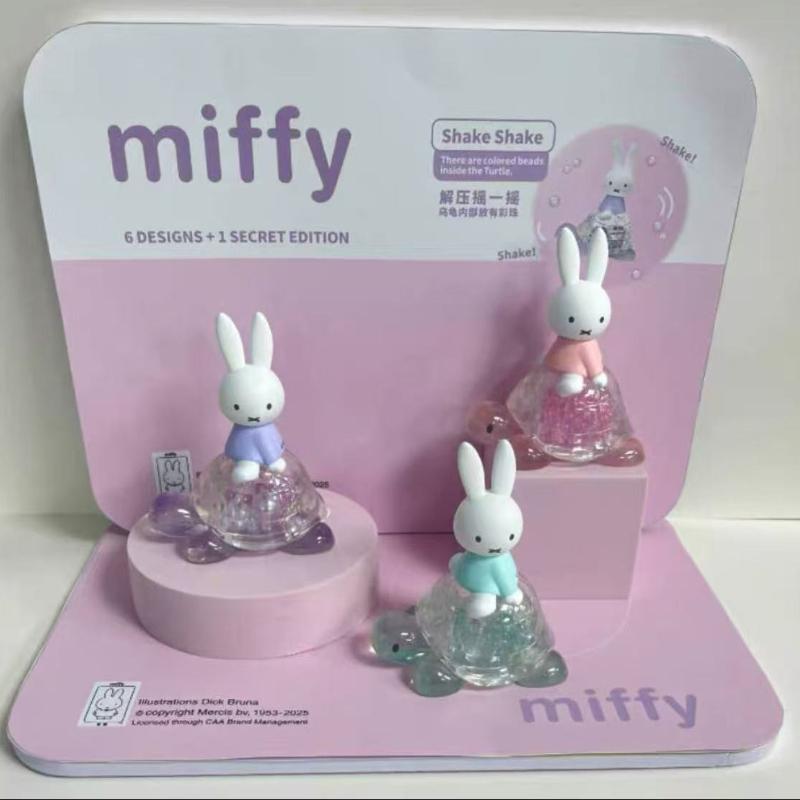 Genuine Anime Miffy Rabbit Blind Box Miffy Turtle Series Kawaii Doll Model Toys Collection Desktop Ornaments Boys Girls Gifts