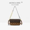 Monica Qiqi Women's Bag 2025 New High-end Fashion Versatile Retro Underarm Bag One Shoulder Crossbody Handbag