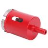 Saw Bit WaveTooth Red Diamond Coated Hole Opener Straight Handle Electric Drill Tool 45mm