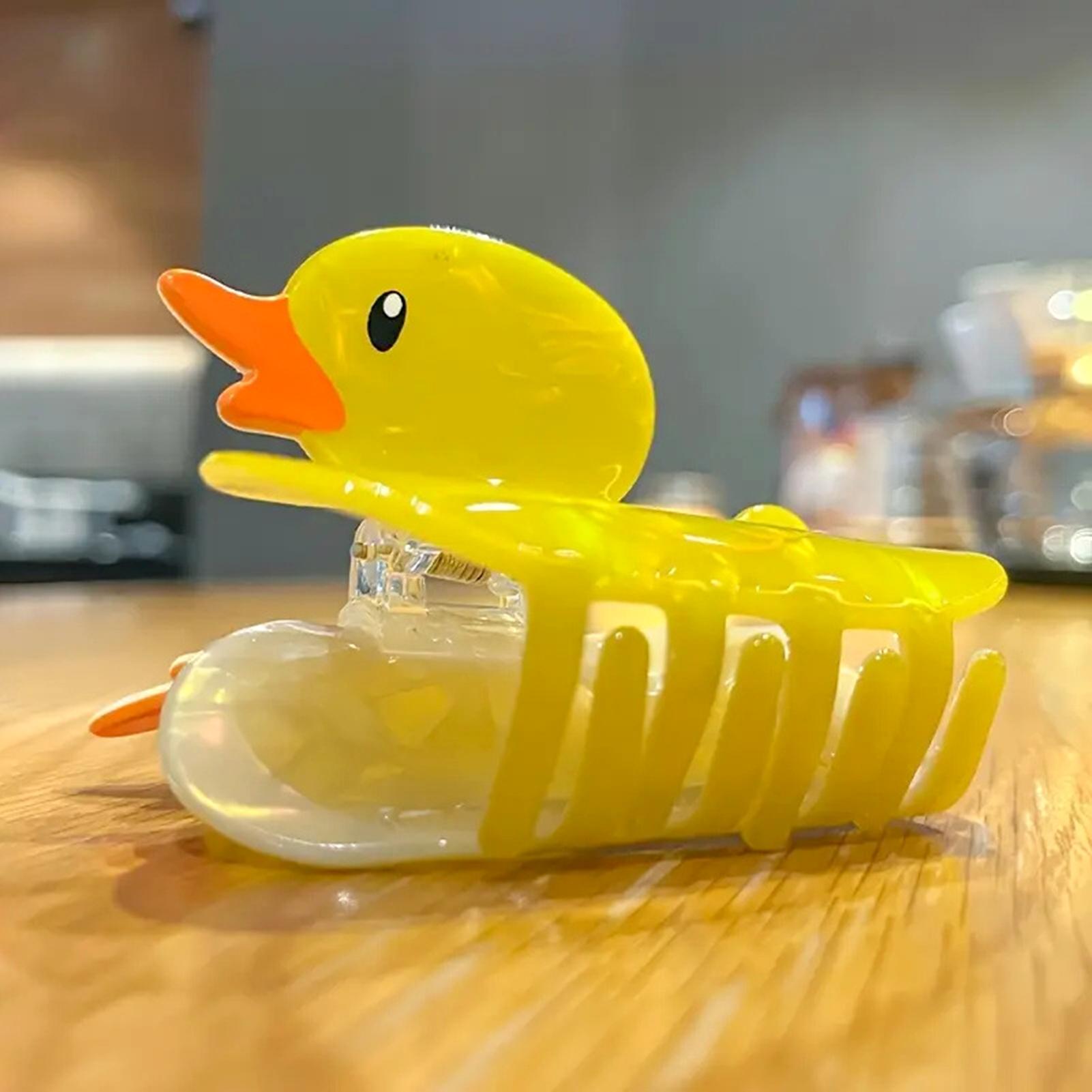 

Duck Shape Hair Jaw Clips Novelty Animal Hair Claw Clip for Hair DIY Accessory Hair Styling Yellow