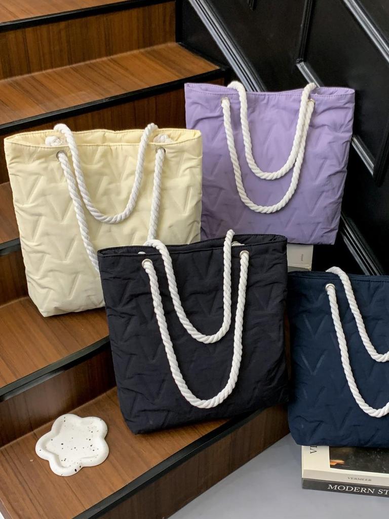 Geräumige Damen-Canvas-Tragetasche: 2025 Herbst/Winter Vielseitige Umhängetasche für Pendler