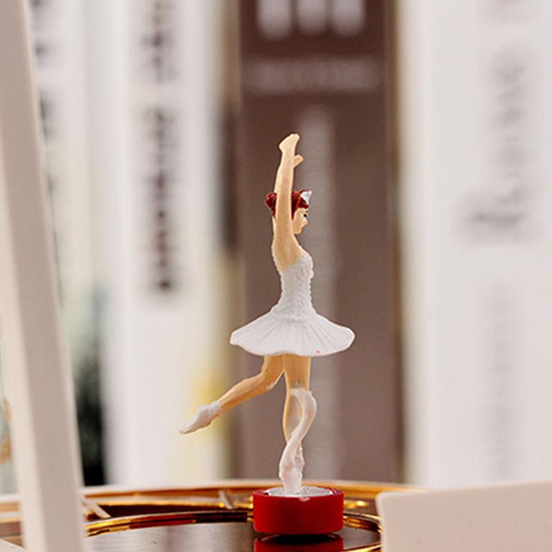 Dancing Ballerina Elegant Music Box Romantic Classic Piano Musical Box Exquisite Creative Eco-Friendly For Birthday Wedding Gift