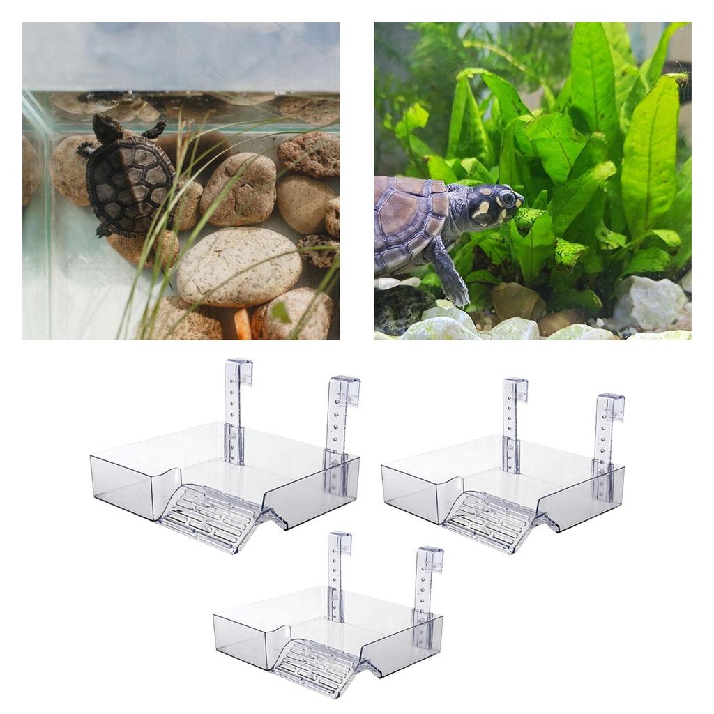 Hanging Turtle Resting Basking Platform Resting Terrace Turtle Tank Dock Floating Decor Reptile Habitat for Tortoises Turtles