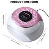 New UV Nail Lamp 268W Gel Polish Dryer Pedicure Light Manicure Lamp Nail Art Gel Dryer Machine Nail LED Lamp Salon Use