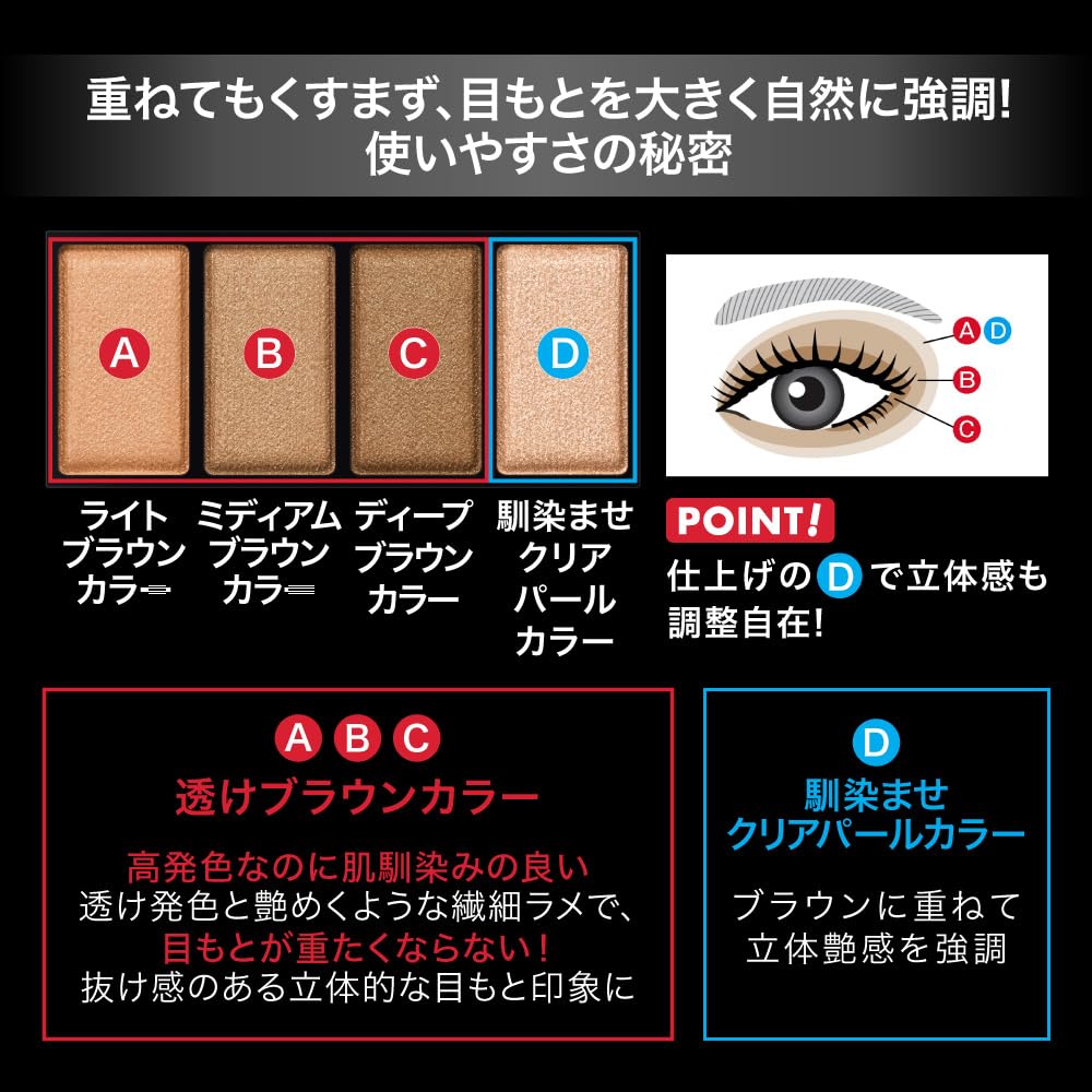 Kate Paleta Cieni do Powiek Mellow Brown Eyes [Wszystkie 8 Kolorów]