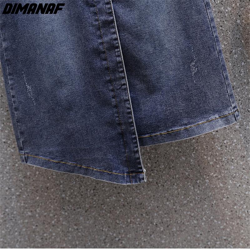 DIMANAF Plus Size Summer 2026 Lady Denim Skirts Women Clothing Blue Fashion A-Line Jeans Skirt Belt Waist