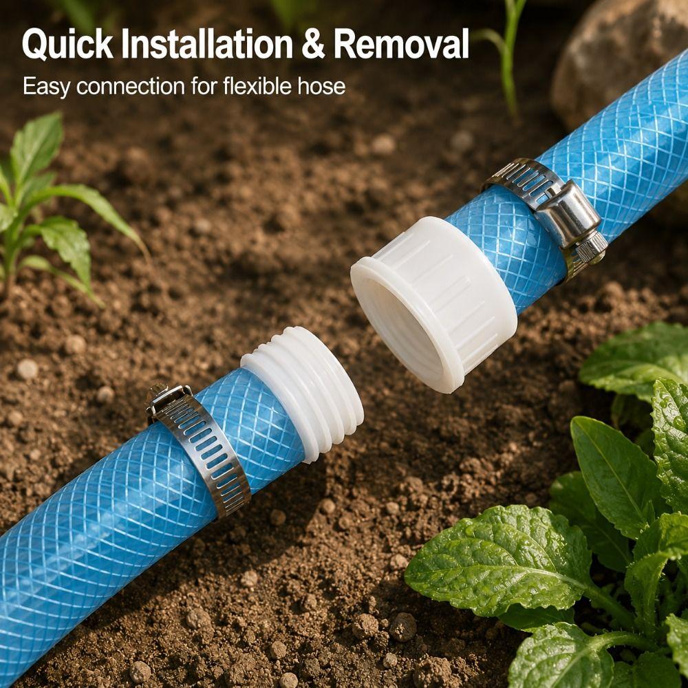 Fitting Plastic Hose Coupling Joint Garden Water Adaptor Tubing Tap Adapter Watering System