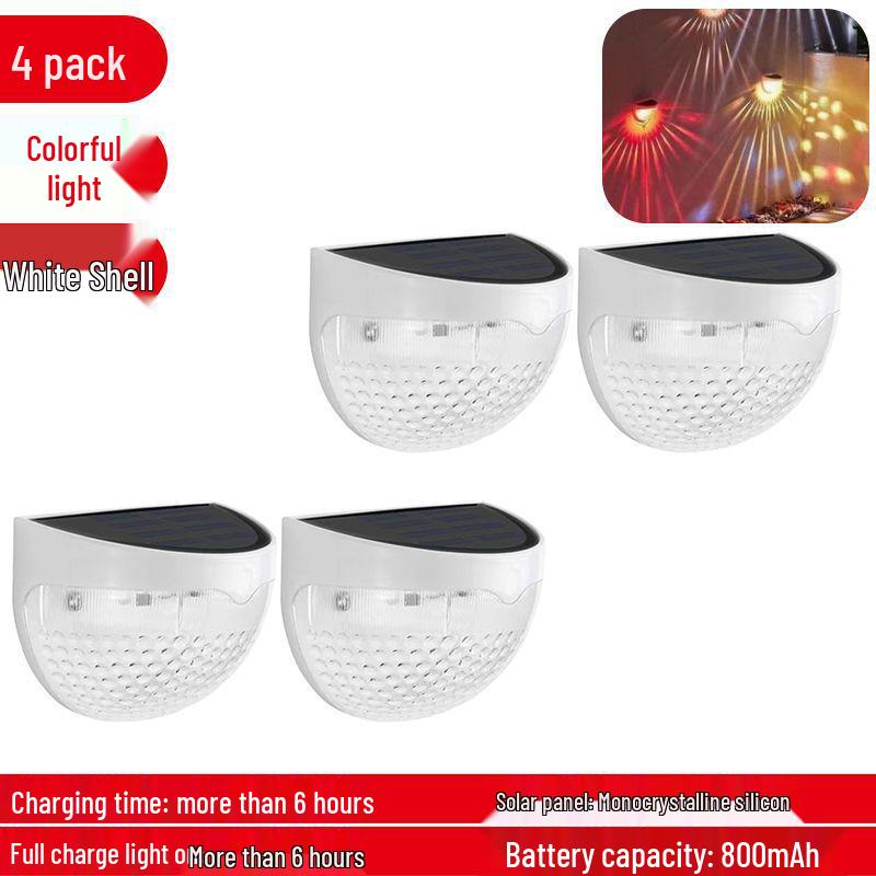 Solar Wasserdichte Außenleuchten – Automatisches Einschalten bei Dämmerung zur Dekoration von Garten, Rasen, Wand und Zaun.