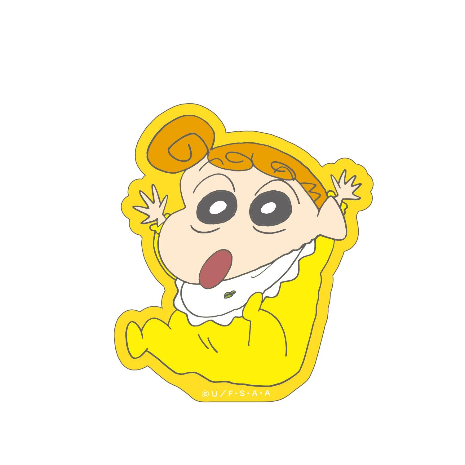 

Character Sticker Crayon Sunflower Pastel KY1537 Yellow Shin-chan