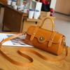 Summer Fashion Genuine Leather Small Bag Women's Baguette Bag with Casual Texture Plant Tanned Head Layer Cowhide Women's Bag Crossbody Bag