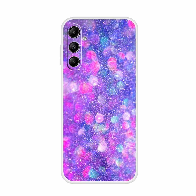 For Samsung Galaxy A14 A34 A54 5G Case Cartoon Soft Silicone TPU Cover Coque for Samsung A54 A34 A24 4G Transparent Clear Capa