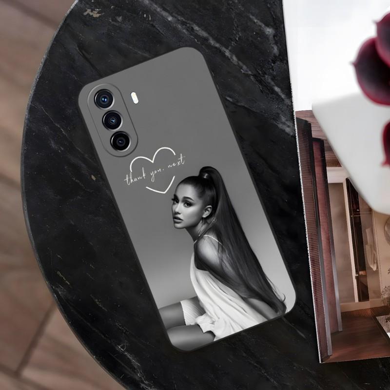 A-Ariana G-Grandes Phone Case For Huawei P50 P40 P30 Mate50 Mate40 Mate30 NOVA10 NOVA9 NOVA8 Pro Plus Black Soft Cover