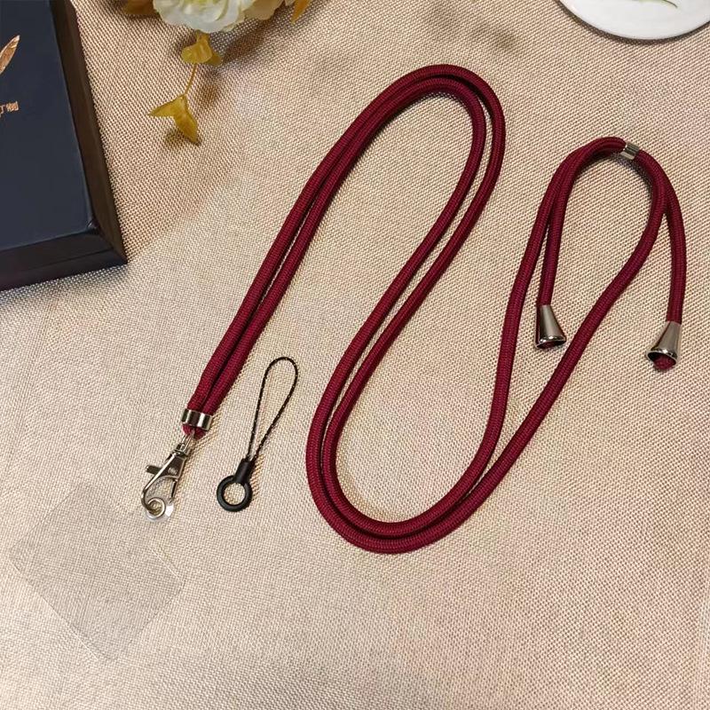 Retractable and Adjustable Anti-Lost Mobile Phone Lanyard with Neck and Crossbody Options