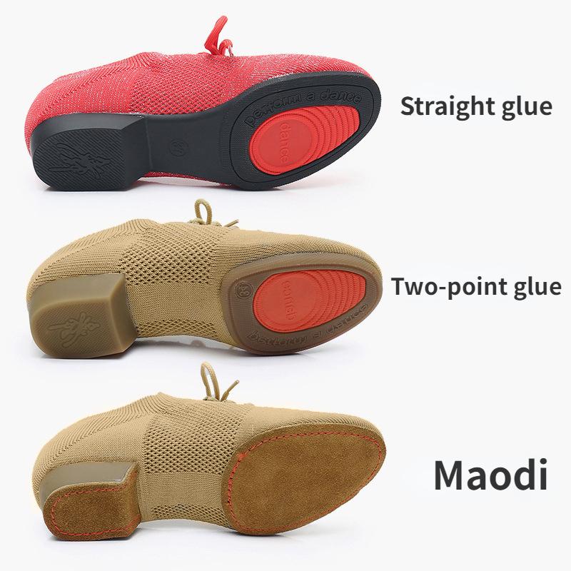 XIHAHA Women's Dance Training Shoes Professional Teacher Latin Dance Shoes Indoor Outdoor Square Jazz Ballroom Dance Shoes Women