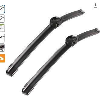 Suitable for Porsche Cayenne 2010-2017 Front Windshield Wiper Blade 26 Inches + 26 Inches Wiper