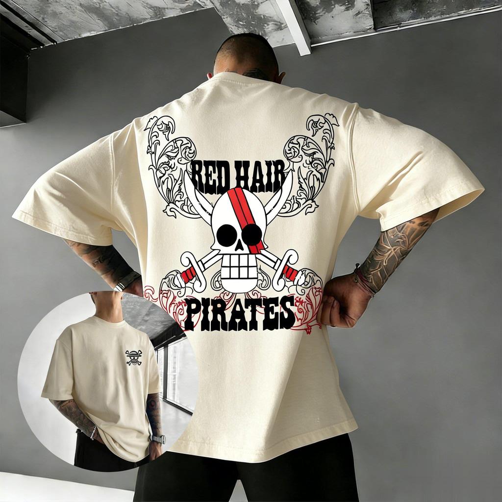 One Piece Anime T Shirt Men Women 2026 Summer Y2k Clothes Cotton Short Sleeve Tops Graphic Tee Casual Streetwear Skull Print