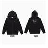 PLAY love hooded sweater fleece thickened cardigan zipper baoling jacket trendy brand Kawaku male and female couples